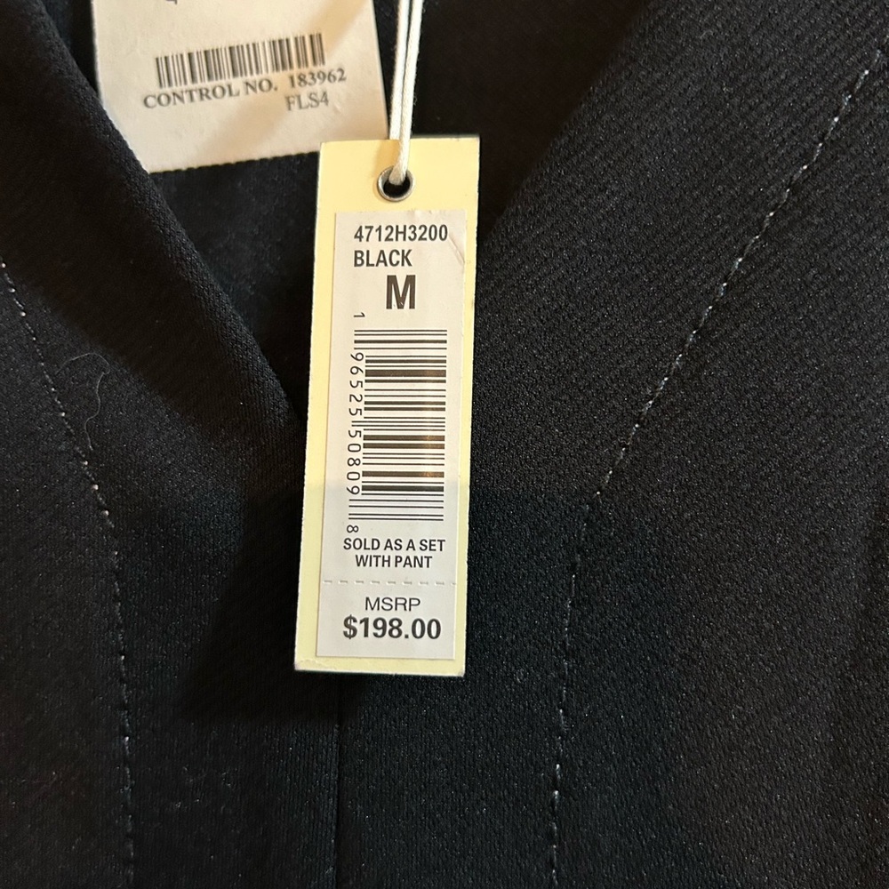 Max Studio Black V-Neck Blouse - Picture 2 of 4
